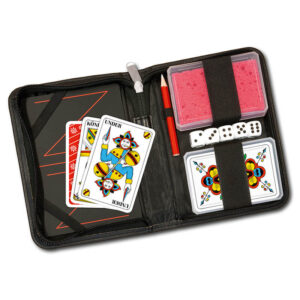 Yatzy - Jassetui mit deutschen Karten