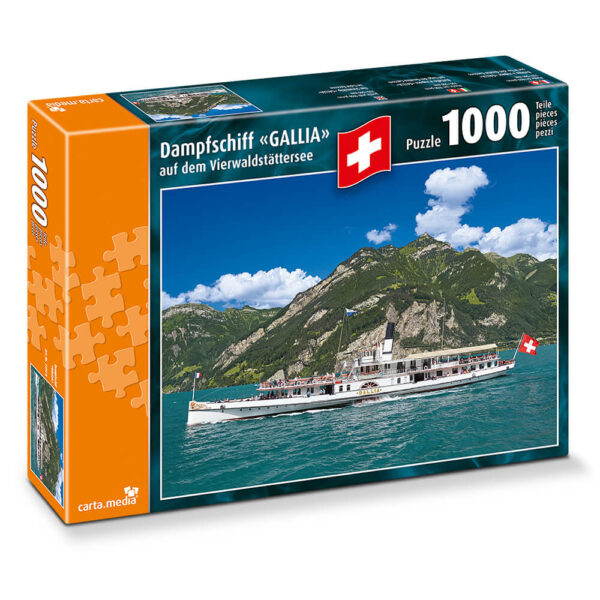 Puzzle mit 1000 Teilen Dampfschiff Gallia