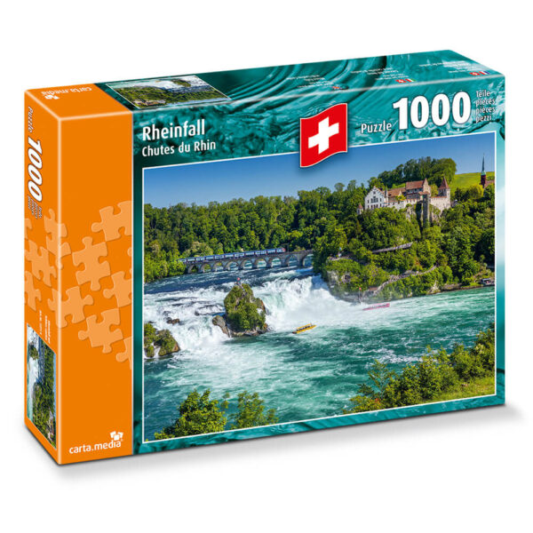 1'000 Teile Puzzle Rheinfall