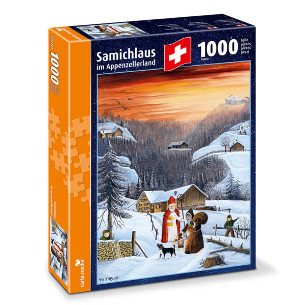 Puzzle mit 1000 Teilen - Samichlaus im Appenzellerland