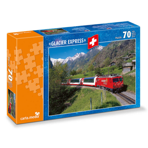 70 Teile Puzzle Glacier Express