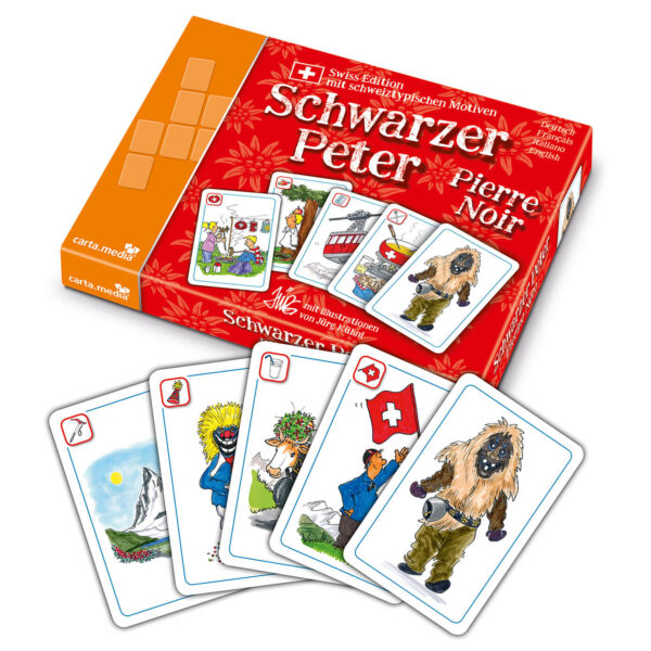 Schwarzer Peter Spiel Swiss Edition