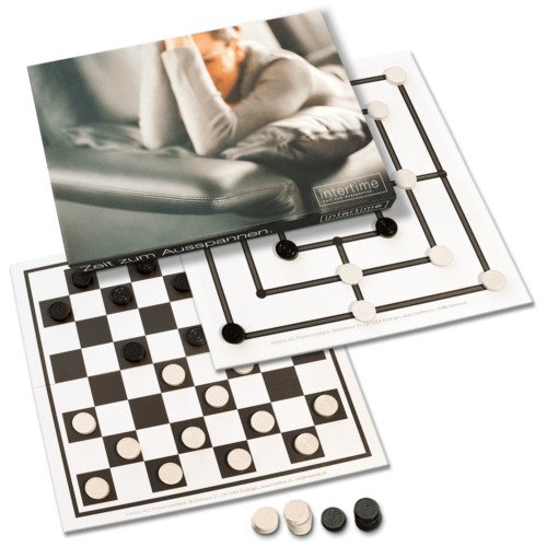 Mühle - Dame Spiel als Kundengeschenk