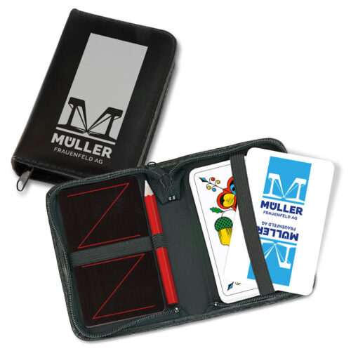 Jassetui - Reise - bedrucken - Logo - Müller