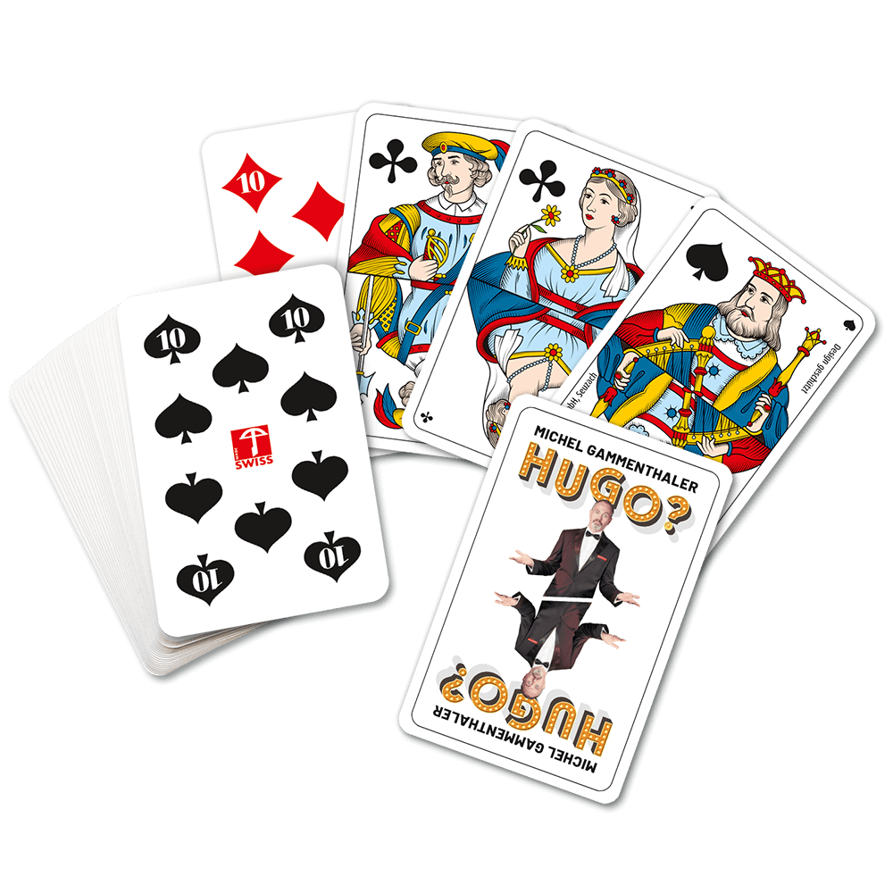 Jasskarten mit französischen Originalmotiven