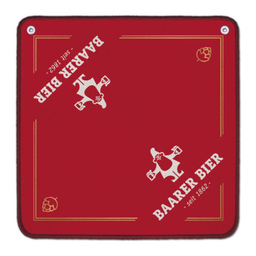Jassteppich bedrucken - Werbejassteppich - Baarer Bier