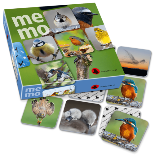 Memospiel mit 72 Bildkarten - Druck randlos oder mit weissem Rand möglich. In hochwertiger Stülpschachtel