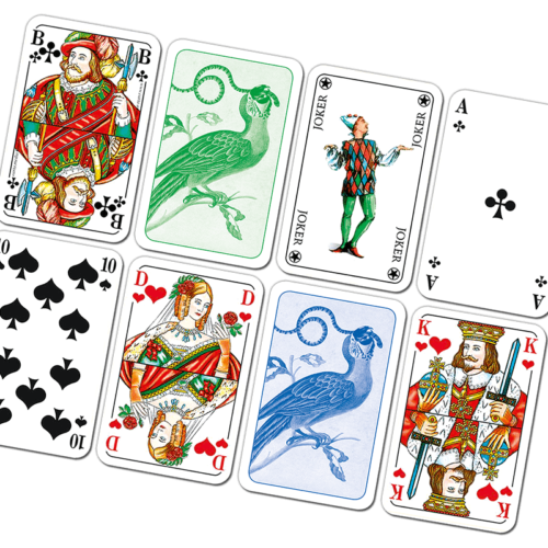 Patiencekarten mit eigenen Rückseiten Motiven