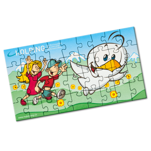 Puzzle im länglichen Postkartenformat - personalisiert
