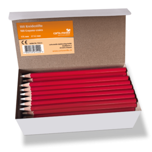 Box mit 100 Stück grossen Kreidestifte