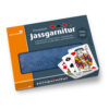 Jassgarnitur mit französischen Karten Box
