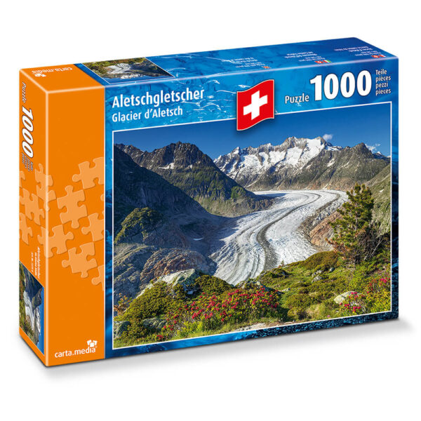 Puzzle mit 1000 Teilen Aletschgletscher