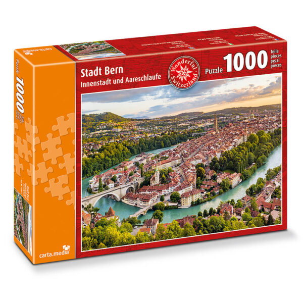 Puzzle mit 1000 Teilen der Stadt Bern