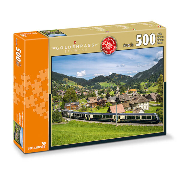 Goldenpass Express Puzzle mit 500 Teilen