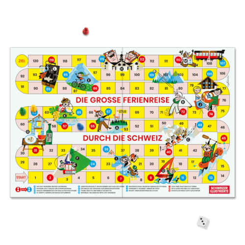 Leiterlispiel produziert für Schweizer Illustrierte