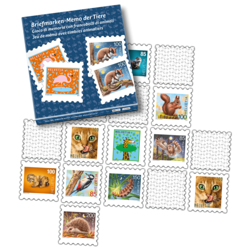 Briefmarken Memospiel