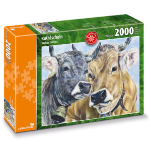 Puzzle mit 2000 Teilen Kuhscheln