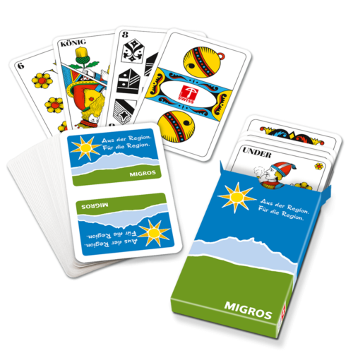 Jasskarten in Faltschachtel Swiss Made