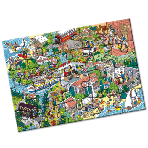 Planopuzzle A5 mit 20 Teilen