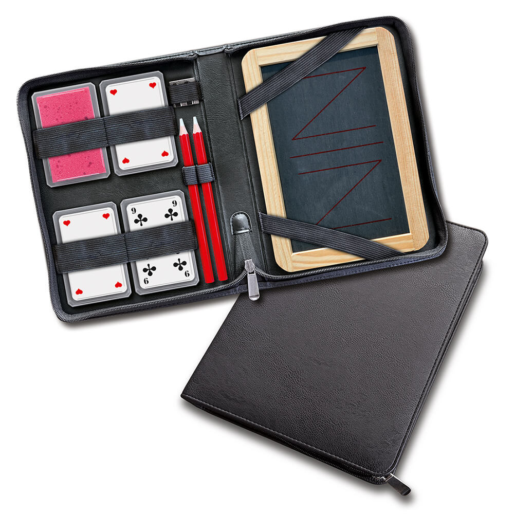 Jassgarnitur XL mit französischen Karten offen/geschlossen