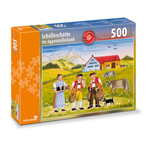 500 Teile Puzzle Schölleschötte im Appenzellerland