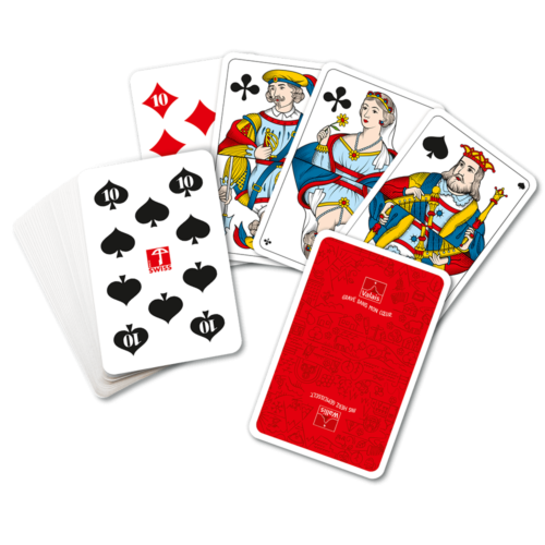 Personalisierte Jasskarten Valais