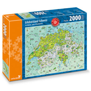 2'000 Teile Puzzle Erlebnisland Schweiz