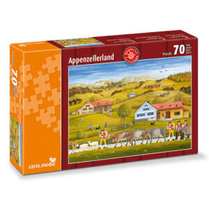 70 Teile Puzzle Appenzellerland im Herbst
