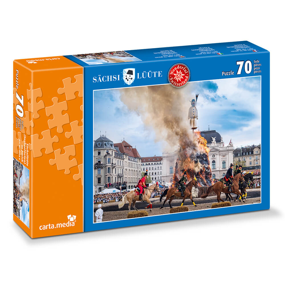 70 Teile Puzzle Sächsilüüte