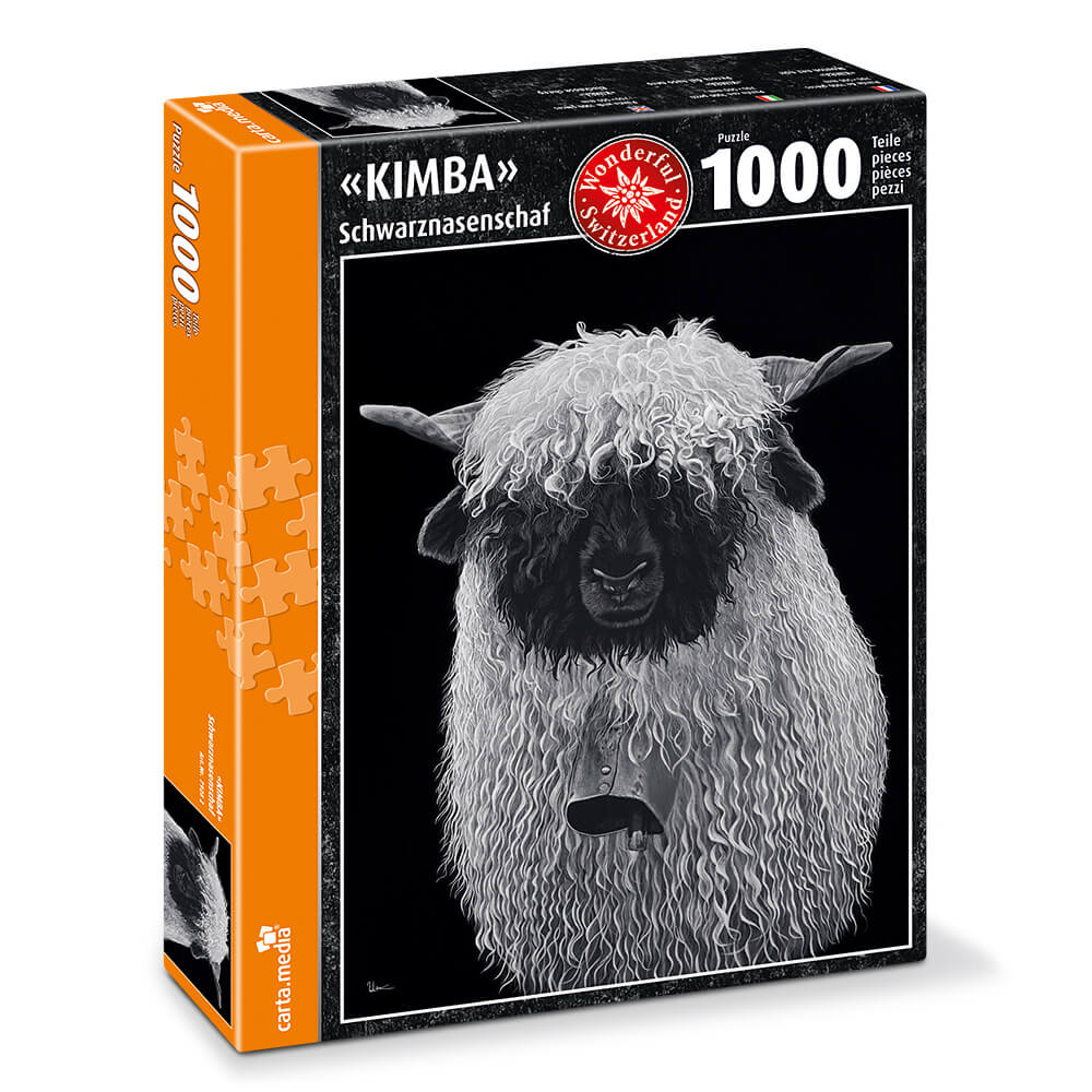 1'000 Teile Puzzle KIMBA Schwarznasenschaf