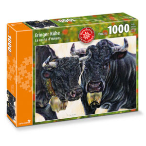1'000 Teile Puzzle Eringer Kühe